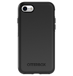 iPhone 6/6s/7/8/SE2 Case – Black | OtterBox Symmetry Series, Soft Touch Protective Cover image 0