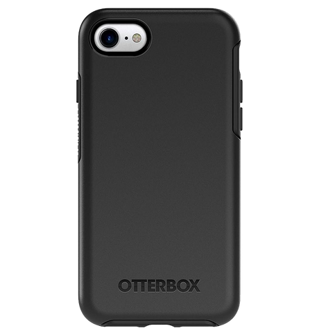 iPhone 6/6s/7/8/SE2 Case – Black | OtterBox Symmetry Series, Soft Touch Protective Cover image 0