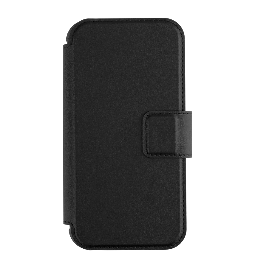 iPhone 16 Wallet Case - Black | MVR Luxe Guard Flip Detachable Back Cover image 0