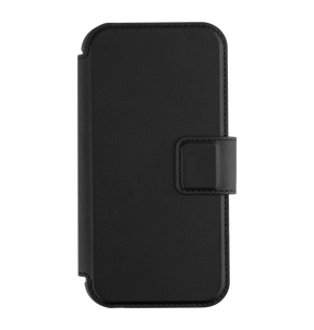iPhone 16 Wallet Case - Black | MVR Luxe Guard Flip Detachable Back Cover image 0