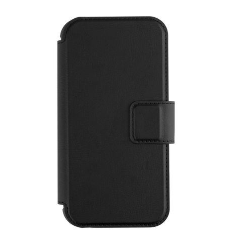 iPhone 16 Wallet Case - Black | MVR Luxe Guard Flip Detachable Back Cover image 0