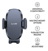 MVR T10 Universal Car Phone Mount - Black | Side Press Mount with Strong Grip image 6