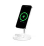 Belkin BoostCharge Pro - White| 2 in 1 - Magnetic USB-C 15W Fast W/MAGSAFE Wireless Charger Stand image 0