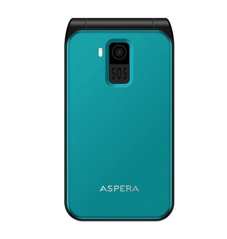 Aspera F46 Plus - Green | 2.4- Display | Dual SIM | Big Button Keypad | Long Lasting Battery Feature Phone image 0
