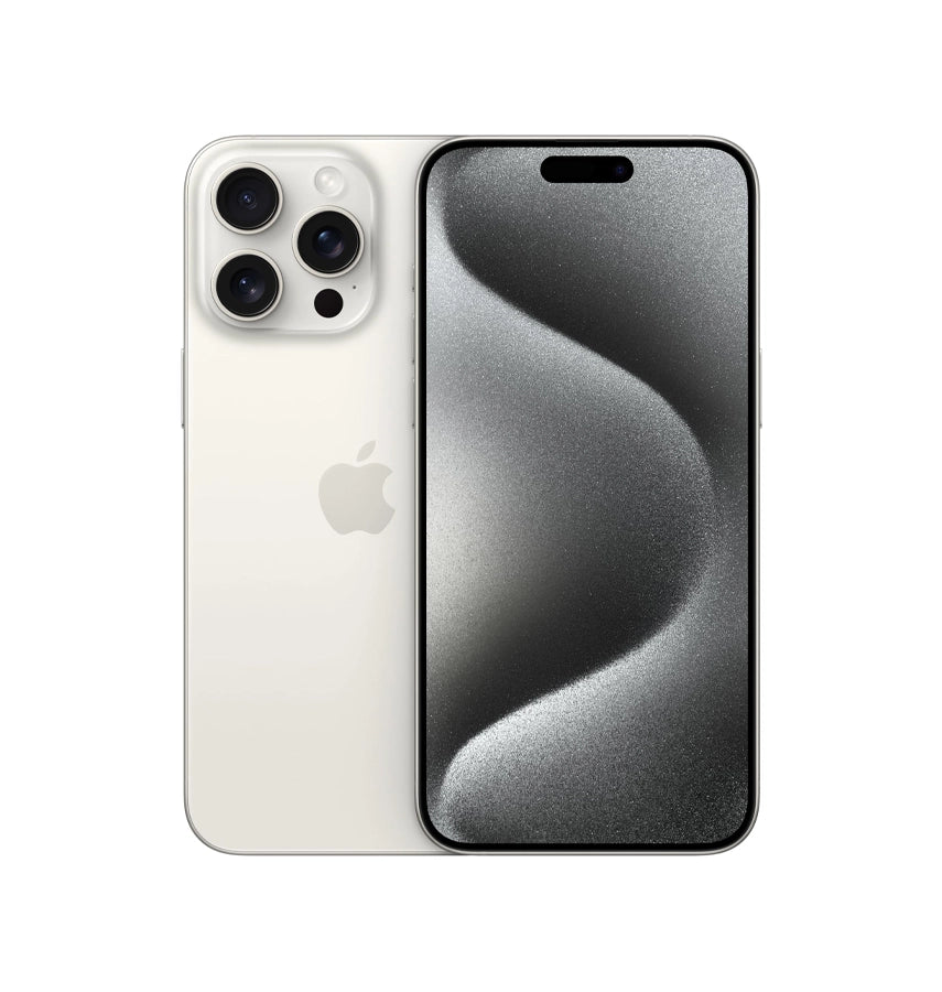 iPhone 15 Pro Max – White | Apple Refurbished Series, 256GB Storage, 1-Year Warranty Included image 0