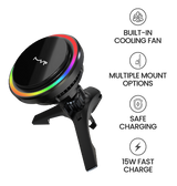 MVR T1 MagSafe Car Charger Holder - Black | 15W Fast Charge Wireless Phone Holder image 8