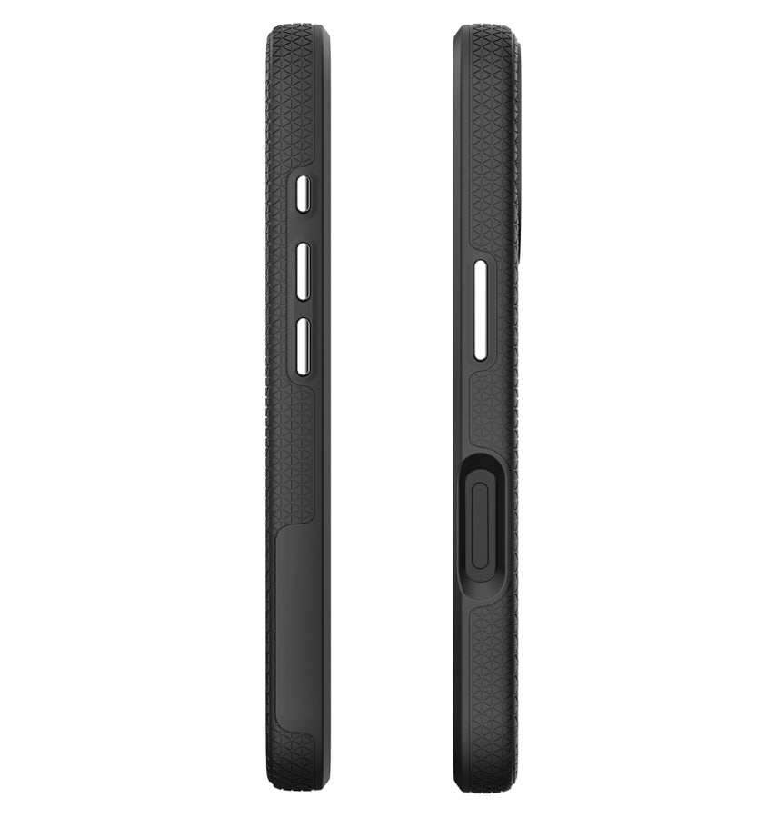 iPhone 16 Pro Triangle Pattern MagSafe Case - Black | Rugged Shockproof Back Cover image 2