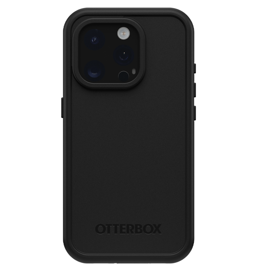 iPhone 15 Pro Magsafe Case - Black | OtterBox Fré Series, Waterproof Protection Back Cover image 0