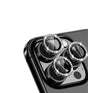 iPhone 17 Pro Max/17 Pro/16 Pro Max/16 Pro Glam Camera Lens 
– Black | MVR Bezel Frame, Diamond-Cut, 9H Sapphire image 0