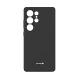 Samsung S25 Ultra Liquid Silicone Case - Black | MVR Soft-Touch Protective Cover