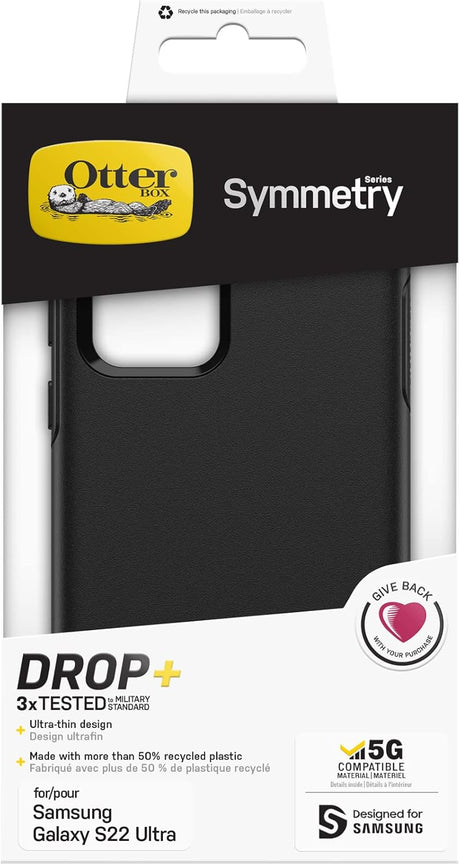Samsung Galaxy S22 Ultra OtterBox Symmetry Back Cover - Black image 5