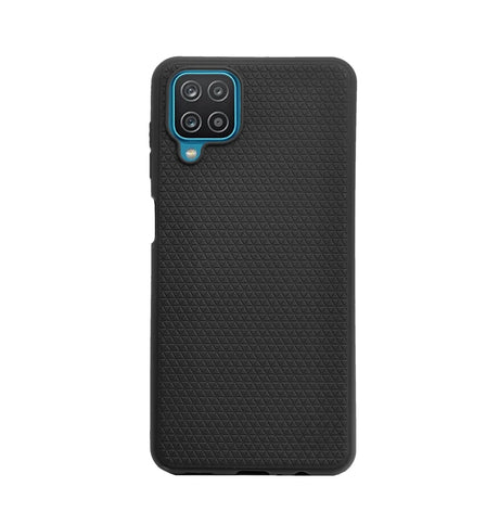 Samsung A12 4G Triangle Case - Black | Slim Protective Cover with Geometric Design & Shock Resistance image 0
