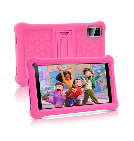 7-Inch Educational Kids Tablet – Pink | Preloaded Learning Apps, Safe Browsing & Parental Controls image 0