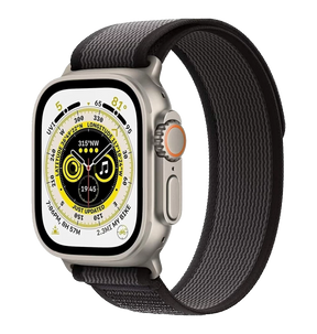 Apple Watch 38/40/41mm Wild Path Loop Sports Band – Black/Grey | Sweat-Resistant Nylon, Comfort Fit image 0
