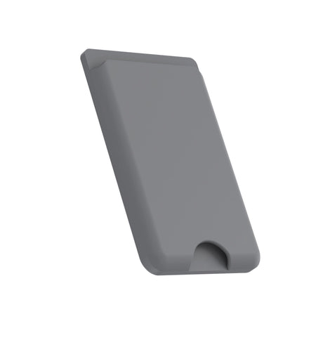 BEETLE Liquid Silicone MagSafe Wallet  – Grey | Slim Design, Strong Magnetic Hold & Secure Storage image 0