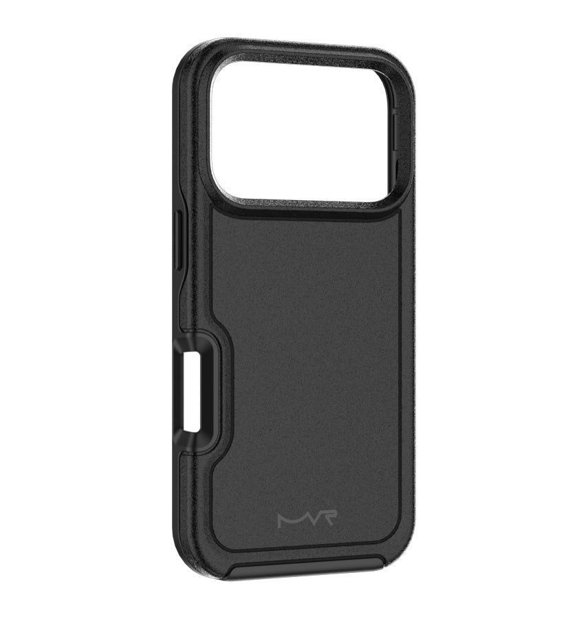 iPhone 17 Pro Case – Black | MVR  Armour Matte Strong Grip, Military-Grade Protection, Slim Matte Finish image 2