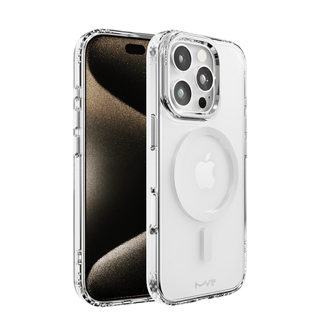 iPhone 16 Pro MVR Impact IMD Case - Silver | MagSafe Compatible Protective Cover image 0