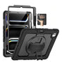Apple iPad Pro 13" (2024) Case - Black | Survivor Generic 360 Rotating Hand Strap Stand, Protective Cover image 0
