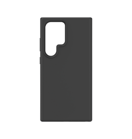 Samsung S24 Ultra MVR Liquid Silicone Case - Black | Soft Touch Protective Cover image 0