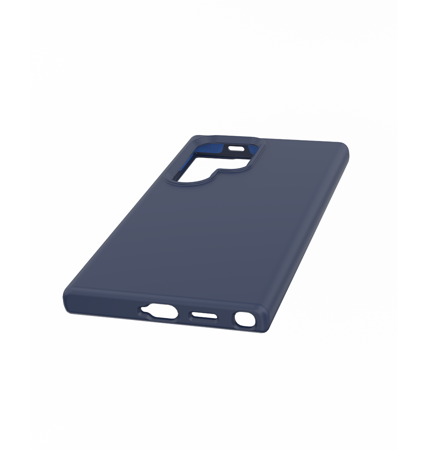 Samsung S24 Ultra MVR Liquid Silicone Case - Navy | Soft Touch Protective Cover image 3