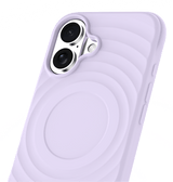iPhone 16 Plus MVR Wave Silicone Case - Lavender | Shockproof & Slim Fit Back Cover image 2