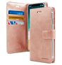 iPhone 16 Pro Max Wallet Case – Rose Gold | Goospery Mercury Bluemoon Luxury Flip Cover with Multi-Card Holder image 0