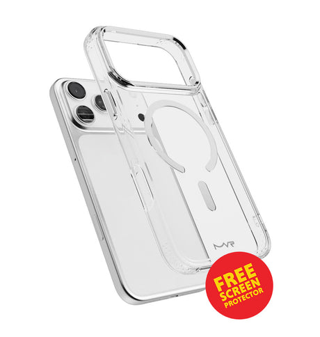 iPhone 17 Pro Max Impact IMD Case – Silver | MVR Durable IMD Design, Scratch Resistant, Lightweight Protection image 0