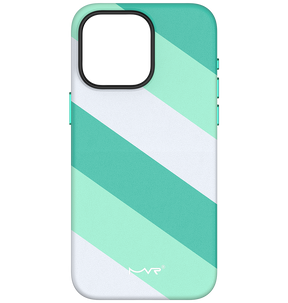 iPhone 15 Pro Max MVR Stripe Vibe Case - Celeste Blue | Perfect Fit Design, Soft Touch Protective Cover image 0