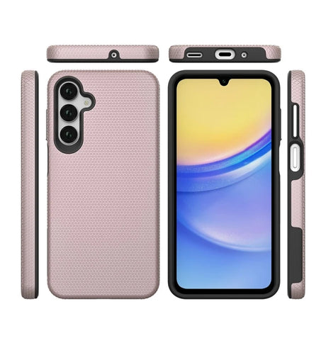 Samsung A36 / A56 Triangle Case - Rose Gold | Slim Protective Cover with Geometric Design & Shock Resistance image 1