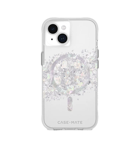 iPhone 15 Pro MagSafe Case – Pearl | Case-Mate Karat Cover – Metallic Accents, Wireless Charging Compatible image 0