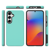 Samsung Galaxy S25 MagSafe Case - Mint | Triangle Texture Rugged Shockproof Cover image 1