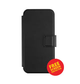 iPhone 17 MVR Luxe-Guard Detachable MagSafe Wallet – Black | Card Holder, Protective Cover, Wireless Charging image 0