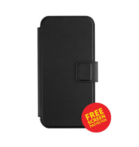 iPhone 17 MVR Luxe-Guard Detachable MagSafe Wallet – Black | Card Holder, Protective Cover, Wireless Charging image 0