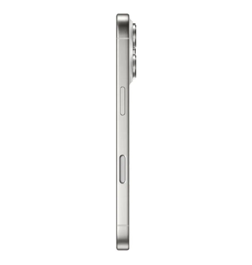 iPhone 16 Pro Max Refurbished 256GB – White Titanium | Good Condition | 1-Year Warranty image 1