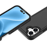 iPhone 17 MVR Armour Case – Black | Matte Anti-Slip Grip, Wireless Charging image 3