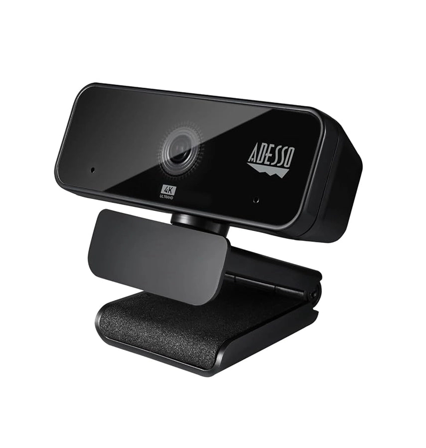 Adesso CyberTrack H6 Webcam – Black | 4K Ultra HD, Built-in Microphone, USB Plug & Play image 0