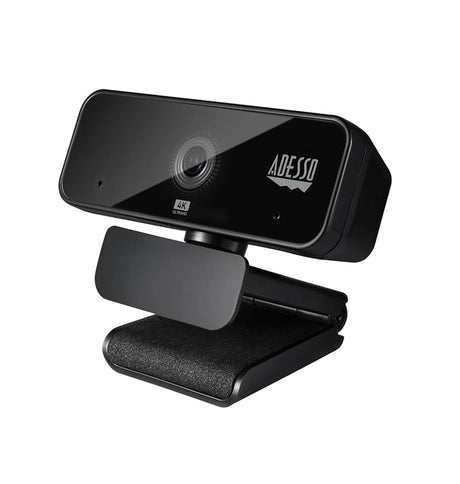 Adesso CyberTrack H6 Webcam – Black | 4K Ultra HD, Built-in Microphone, USB Plug & Play image 0