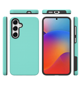 Samsung Galaxy S25 Plus MagSafe Case - Mint |Triangle Texture Rugged Shockproof Cover