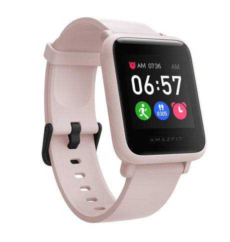 Amazfit Bip S Smartwatch – Pink | Lightweight Fitness Tracker, 40-Day Battery, Heart Rate &amp; Sleep Monitoring image 0