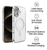 iPhone 16 MVR Impact IMD Case - Silver | MagSafe Compatible, Scratch Resistant Back Cover image 4