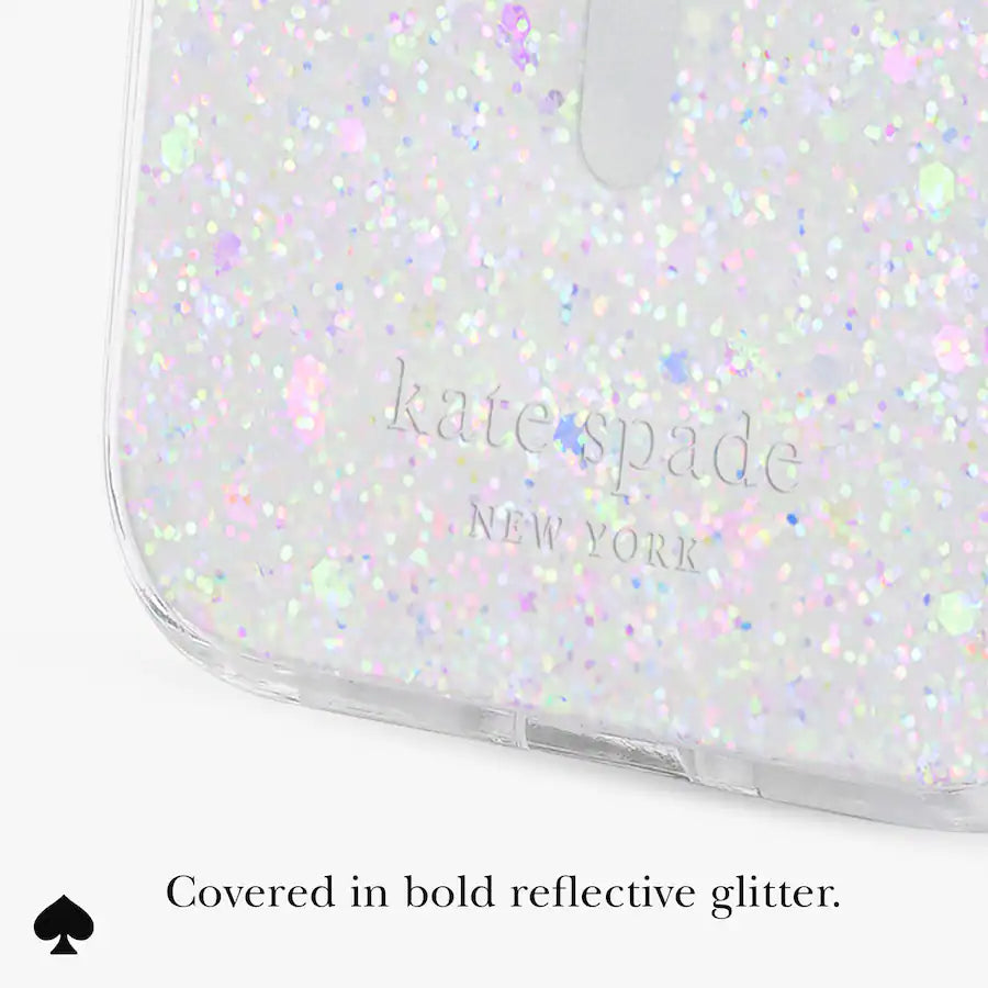 iPhone 18 Pro Kate Spade Chunky Glitter Case | MagSafe Cover with Reflective Glitter