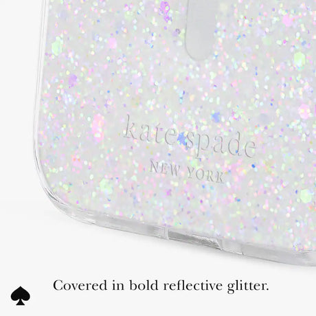 iPhone 18 Pro Max Kate Spade Chunky Glitter Case | MagSafe Cover with Reflective Glitter