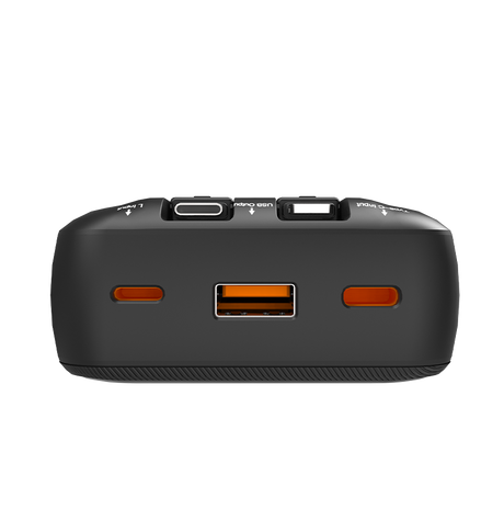 Rapid 20W Power Bank – Black | MVR Ultrafast Series, 20,000 mAh Capacity with Built‑in Cable image 5