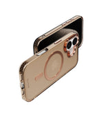 iPhone 17 Impact IMD Case – Rose Gold | MVR Crystal Clear Back, Scratch Guard, Wireless Charging image 2