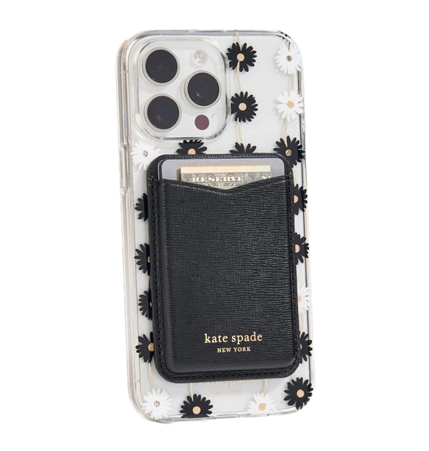 Kate Spade Magnetic Card Holder MagSafe – Black | Stylish & Durable Holder with Secure Magnetic Attachment image 1