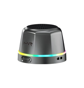 MVR Blaze Mag Speaker – Black | Magnetic Portable Bluetooth Speaker, Powerful Sound, Compact Design, Wireless & Travel-Friendly image 0