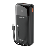 Rapid 20W Power Bank – Black | MVR Ultrafast Series, 20,000 mAh Capacity with Built‑in Cable image 7