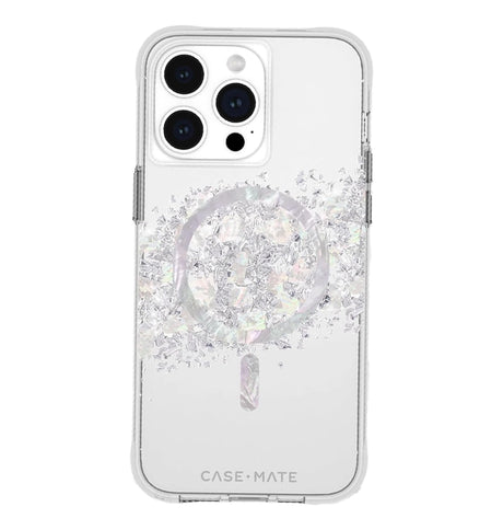 iPhone 15 Pro Max Case – Touch of Pearl | Case-Mate Karat MagSafe Cover with Elegant Shimmer & Durable Protection image 0