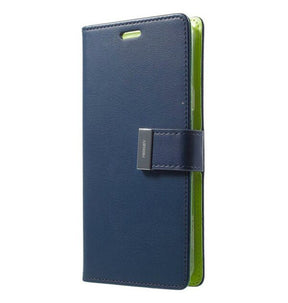 iPhone iPhone 6/6s/7/8/ SE (2nd Gen) Wallet Case - Mint Navy | Mercury Rich Diary Flip, Soft Touch Protective Cover image 0
