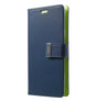 iPhone iPhone 6/6s/7/8/ SE (2nd Gen) Wallet Case - Mint Navy | Mercury Rich Diary Flip, Soft Touch Protective Cover image 0